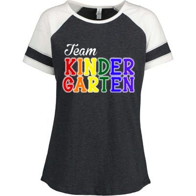 Team Kindergarten Enza Ladies Jersey Colorblock Tee