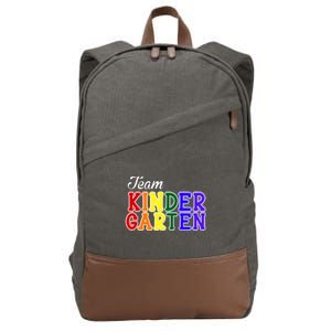 Team Kindergarten Cotton Canvas Backpack