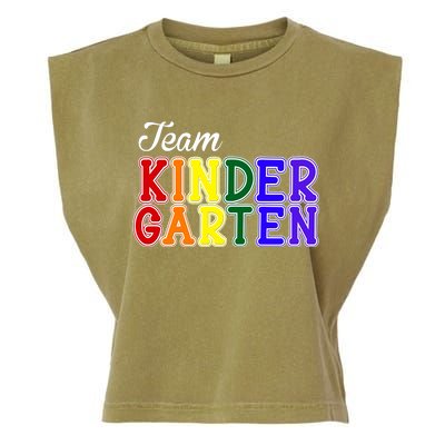 Team Kindergarten Garment-Dyed Women's Muscle Tee