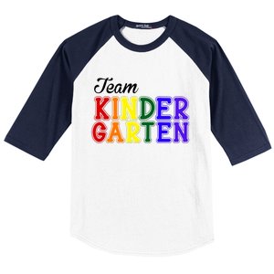 Team Kindergarten Baseball Sleeve Shirt