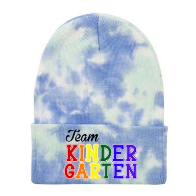 Team Kindergarten Tie Dye 12in Knit Beanie