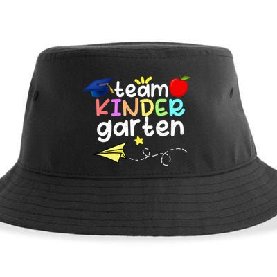 Team Kindergarten Cute Back To Scool Sustainable Bucket Hat