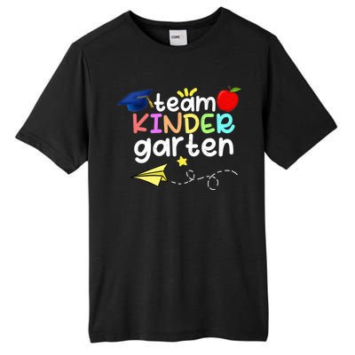 Team Kindergarten Cute Back To Scool Tall Fusion ChromaSoft Performance T-Shirt