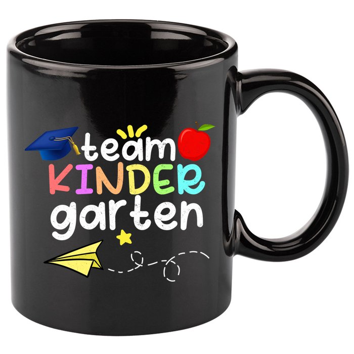 Team Kindergarten Cute Back To Scool 11oz C Handle Ceramic Mug