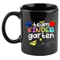 Team Kindergarten Cute Back To Scool 11oz C Handle Ceramic Mug