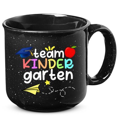 Team Kindergarten Cute Back To Scool 15oz Campfire Ceramic Mug