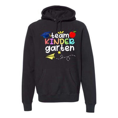 Team Kindergarten Cute Back To Scool Premium Hoodie