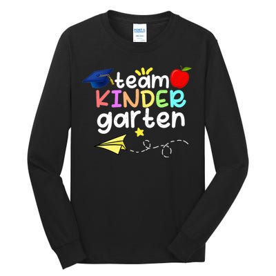 Team Kindergarten Cute Back To Scool Tall Long Sleeve T-Shirt