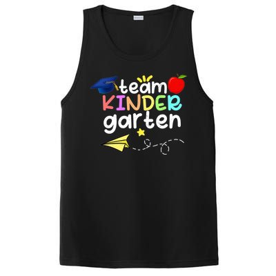 Team Kindergarten Cute Back To Scool PosiCharge Competitor Tank