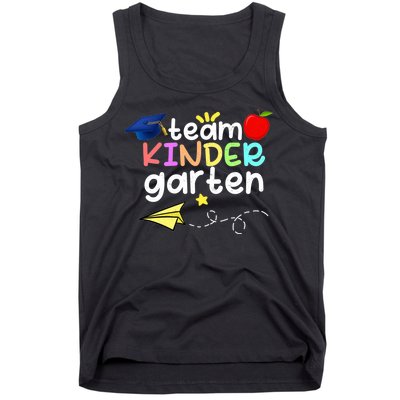 Team Kindergarten Cute Back To Scool Tank Top