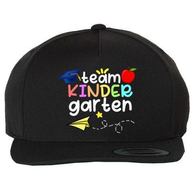 Team Kindergarten Cute Back To Scool Wool Snapback Cap