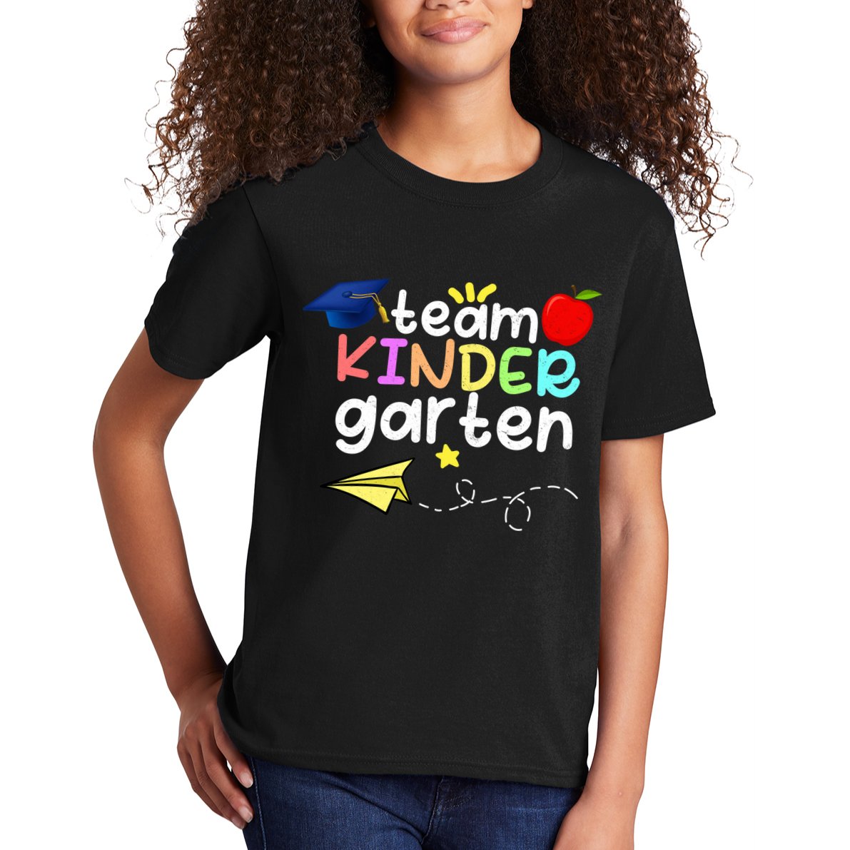 Team Kindergarten Cute Back To Scool Kids T-Shirt