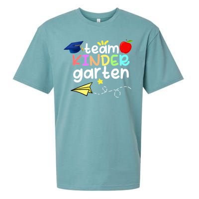 Team Kindergarten Cute Back To Scool Sueded Cloud Jersey T-Shirt