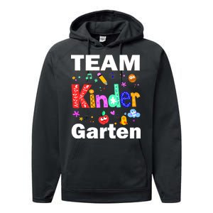 Team Kindergarten Teacher Performance Fleece Hoodie