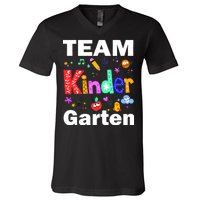 Team Kindergarten Teacher V-Neck T-Shirt