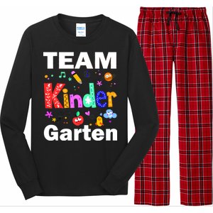 Team Kindergarten Teacher Long Sleeve Pajama Set