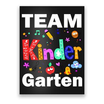 Team Kindergarten Teacher Poster