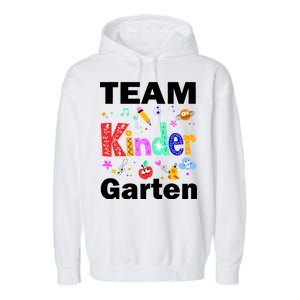 Team Kindergarten Teacher Garment-Dyed Fleece Hoodie