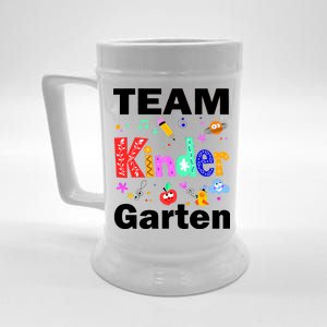 Team Kindergarten Teacher Beer Stein