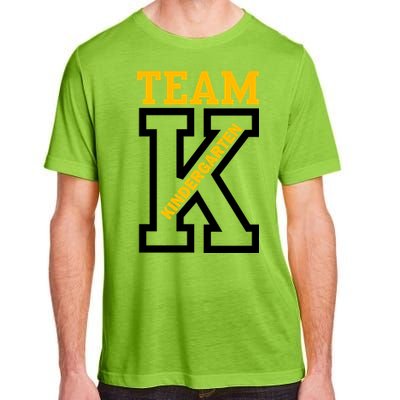 Team Kindergarten Teacher Logo Adult ChromaSoft Performance T-Shirt