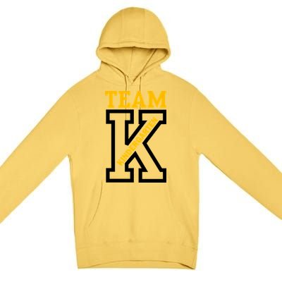 Team Kindergarten Teacher Logo Premium Pullover Hoodie