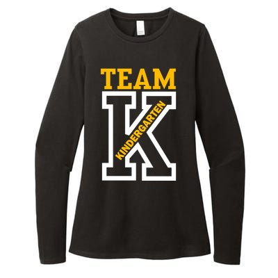 Team Kindergarten Teacher Logo Womens CVC Long Sleeve Shirt