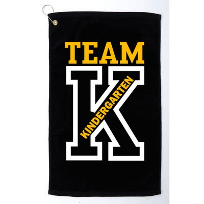 Team Kindergarten Teacher Logo Golf Towel