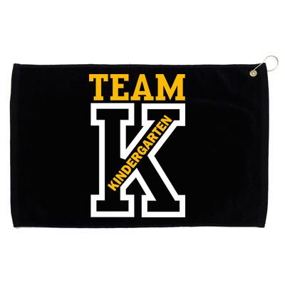 Team Kindergarten Teacher Logo Grommeted Golf Towel