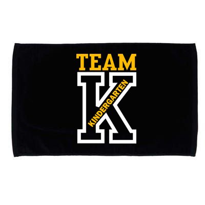 Team Kindergarten Teacher Logo Microfiber Hand Towel