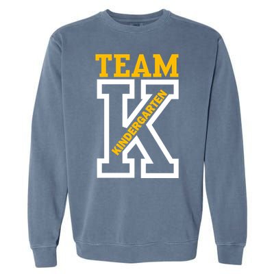 Team Kindergarten Teacher Logo Garment-Dyed Sweatshirt