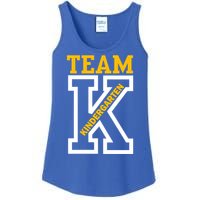 Team Kindergarten Teacher Logo Ladies Essential Tank