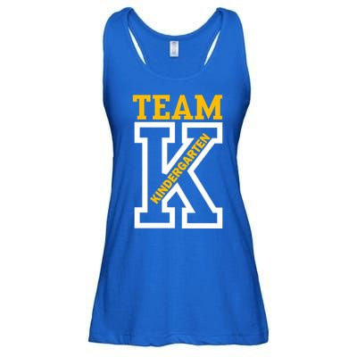 Team Kindergarten Teacher Logo Ladies Essential Flowy Tank