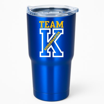 Team Kindergarten Teacher Logo Tumbler