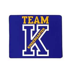 Team Kindergarten Teacher Logo Mousepad