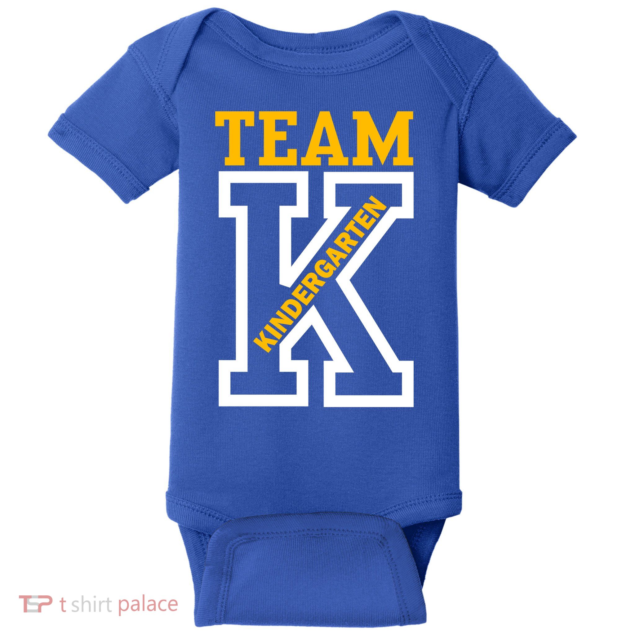 Team Kindergarten Teacher Logo Baby Bodysuit