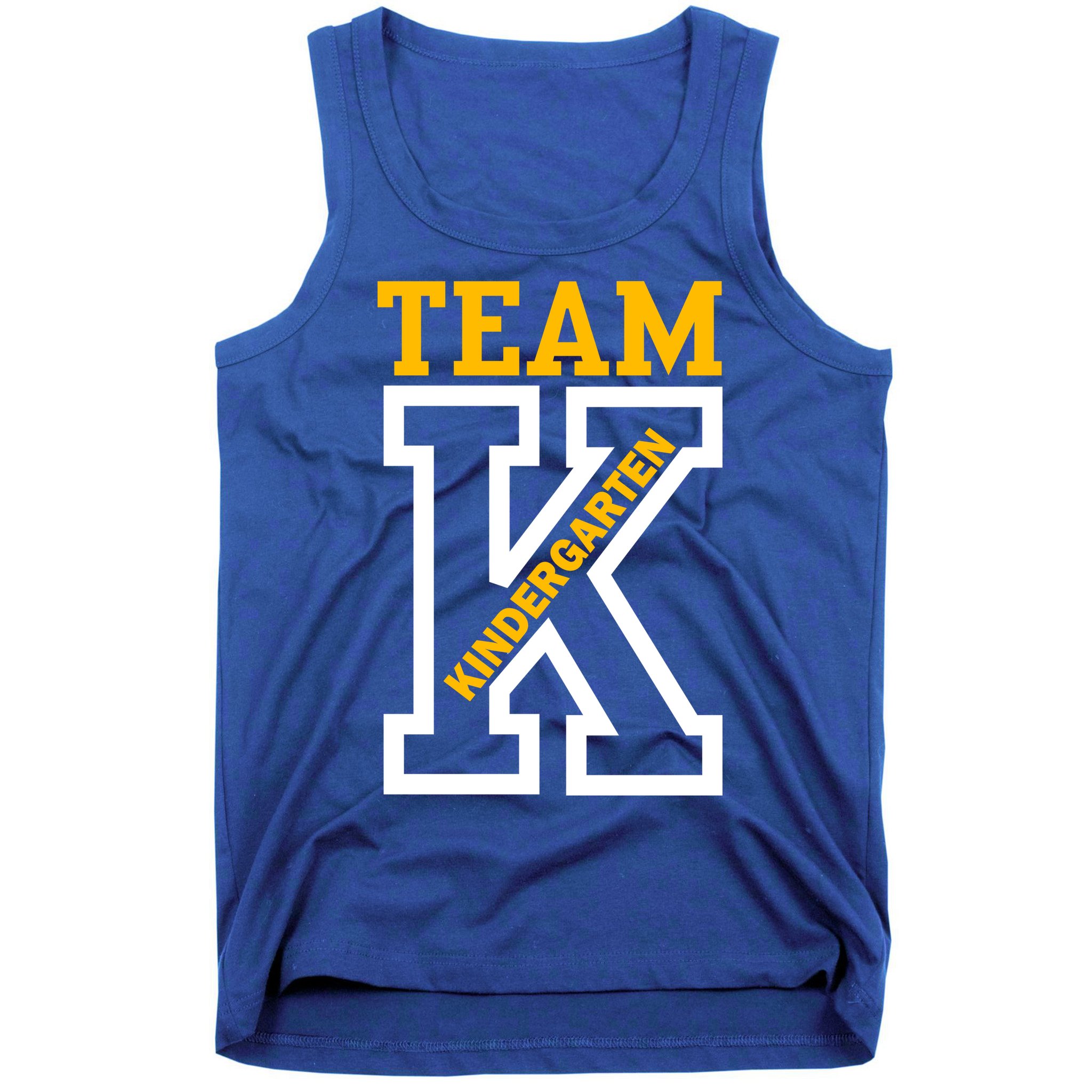 Team Kindergarten Teacher Logo Tank Top