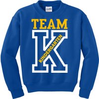 Team Kindergarten Teacher Logo Kids Sweatshirt