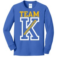 Team Kindergarten Teacher Logo Kids Long Sleeve Shirt