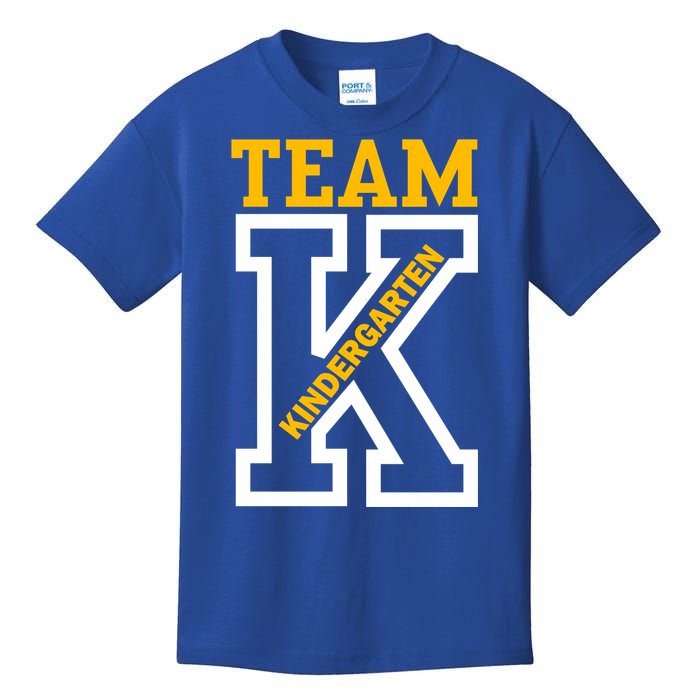 Team Kindergarten Teacher Logo Kids T-Shirt