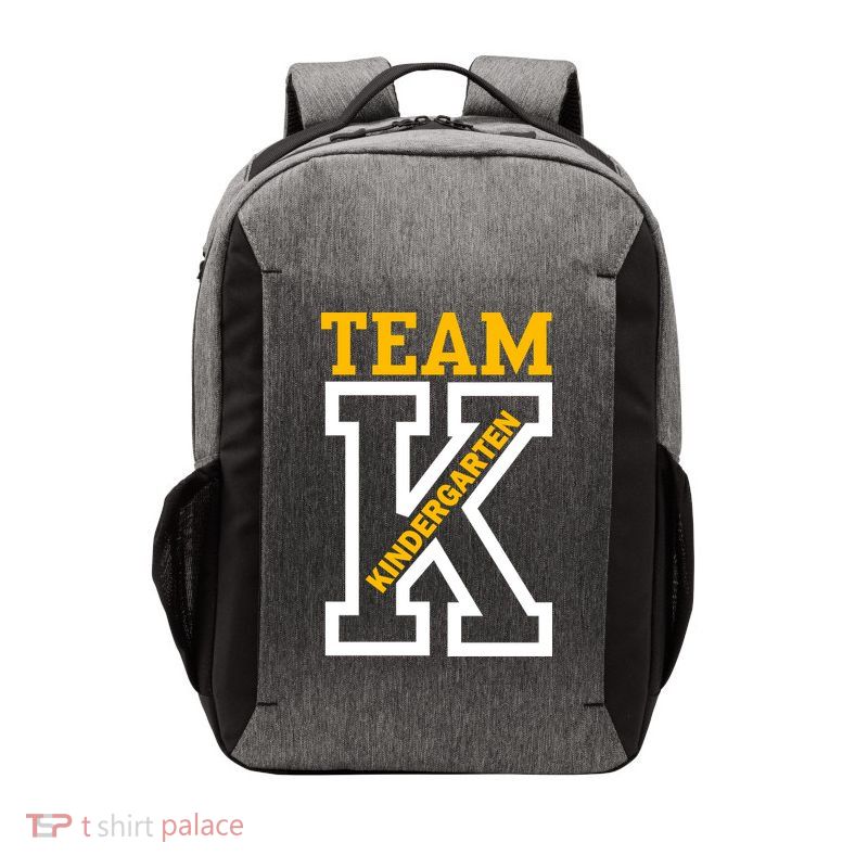 Team Kindergarten Teacher Logo Vector Backpack