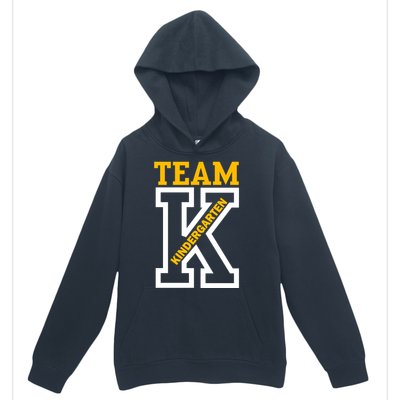 Team Kindergarten Teacher Logo Urban Pullover Hoodie