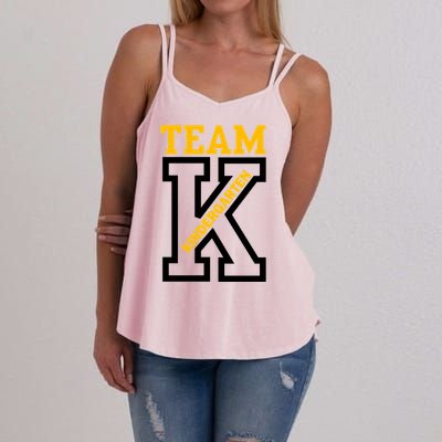 Team Kindergarten Teacher Logo Women's Strappy Tank