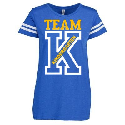 Team Kindergarten Teacher Logo Enza Ladies Jersey Football T-Shirt