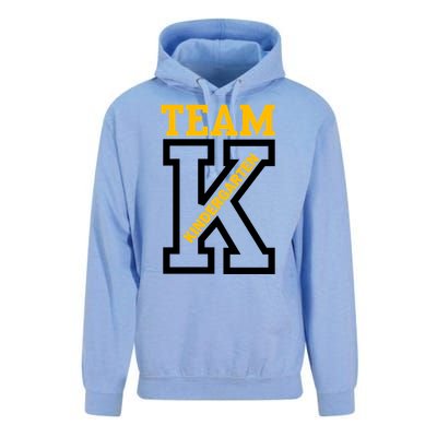 Team Kindergarten Teacher Logo Unisex Surf Hoodie