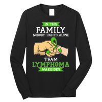 Team Lymphoma Warriors Green Ribbon Fist Bump Long Sleeve Shirt