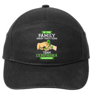 Team Lymphoma Warriors Green Ribbon Fist Bump 7-Panel Snapback Hat