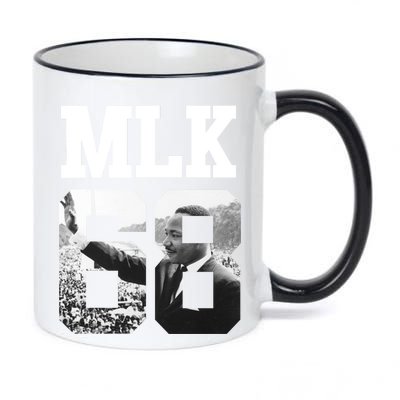 Team MLK 68 Martin Luther King 11oz Black Color Changing Mug