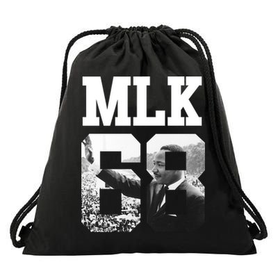 Team MLK 68 Martin Luther King Drawstring Bag