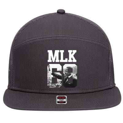 Team MLK 68 Martin Luther King 7 Panel Mesh Trucker Snapback Hat