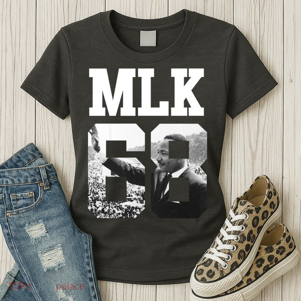 Team MLK 68 Martin Luther King Womens T-Shirt